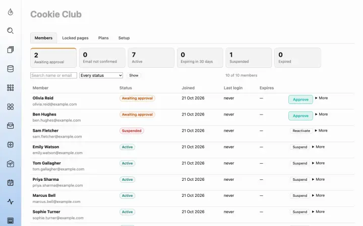 Cookie Club, screenshot 3