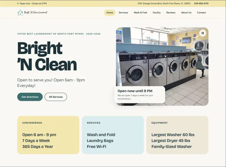 Bright 'N Clean - Laundromat in North Fort Myers