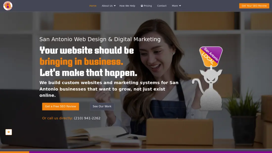 Graphic Gato website