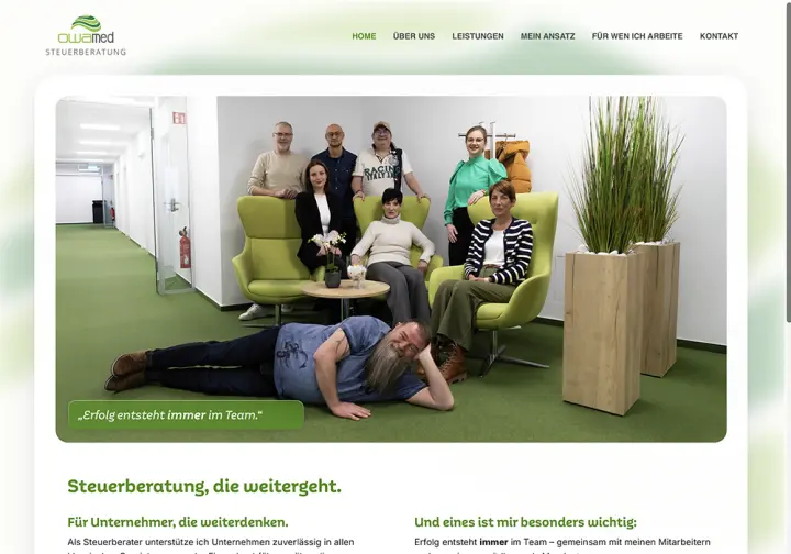 owamed AG, screenshot 1